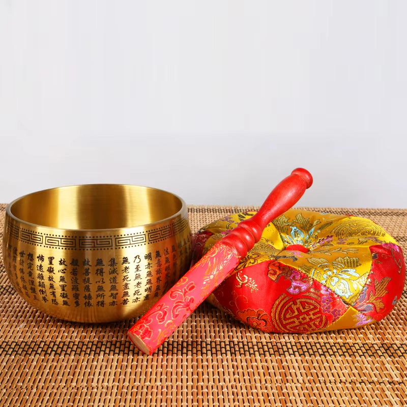 Buddhist Tibetan Singing Bowl Chakra Mindfulness Spiritual Nepal Singing Bowls Meditation Yoga Sound Healing Therapy Accessories