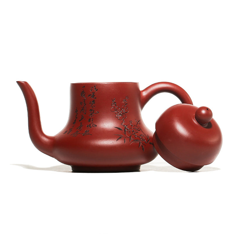 Vintage Purple Clay Kung Fu Teapot 130ml Zen Decor