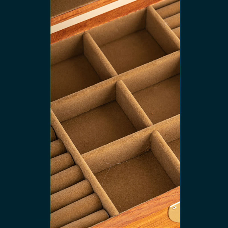 Handmade Rosewood Jewelry Storage Box 25.5cm Large Lockable