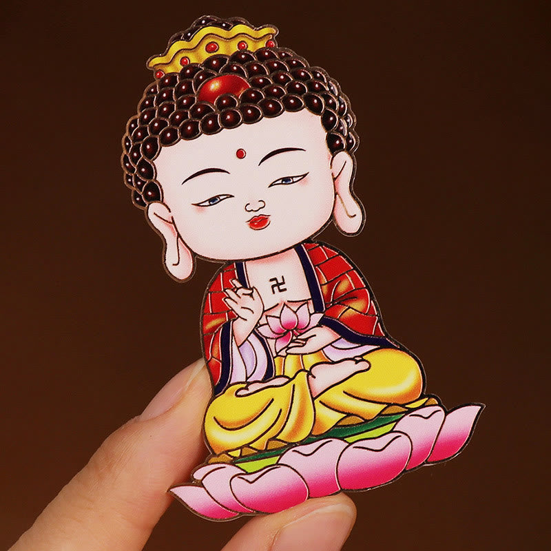 Chinese Zodiac Copper Phone Sticker for Wealth & Fortune Blessings