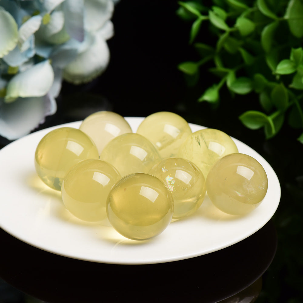 23mm Citrine Crystal Sphere for Healing & Energy