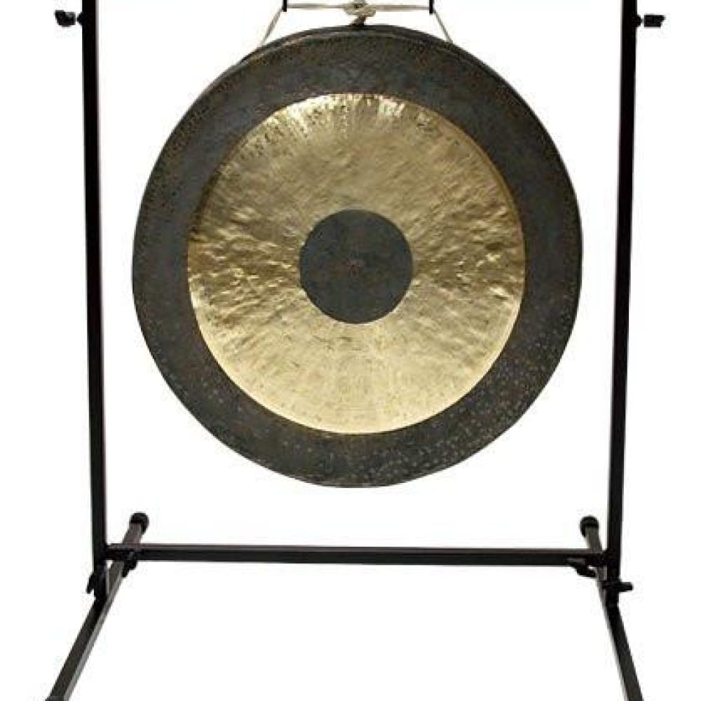 24’ Chinese Gong Set with Stand - Perfect Tone Instrument - Large Chinese Gongs with Stand Combos