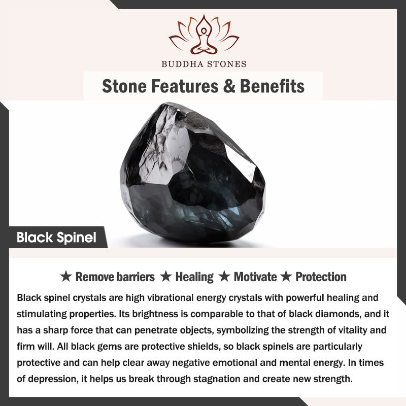 Black Spinel Cat Motivate Choker Necklace 38cm
