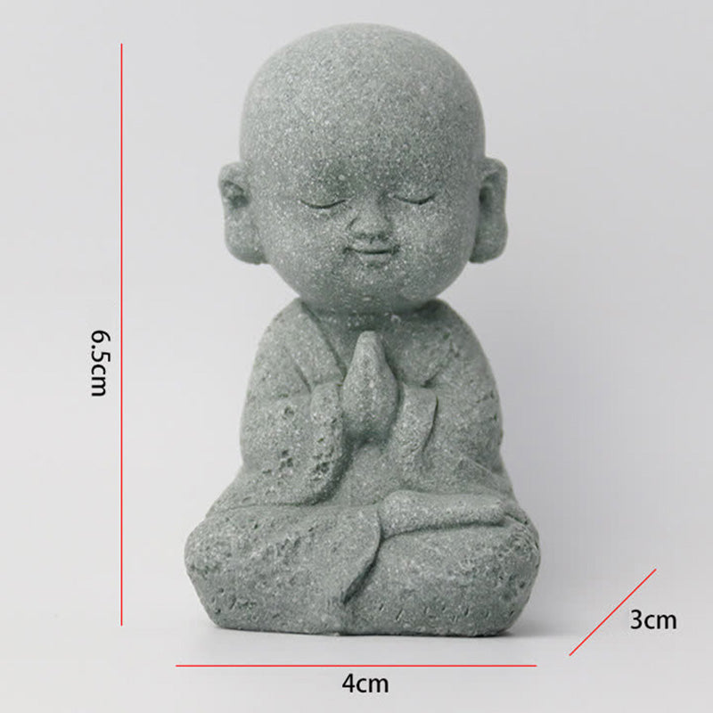 Handmade Sandstone Buddha Statue for Meditation and Serenity