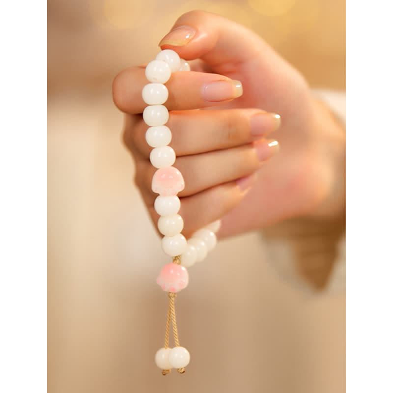 Unisex Bodhi Seed Peace Bracelet for Spiritual Protection