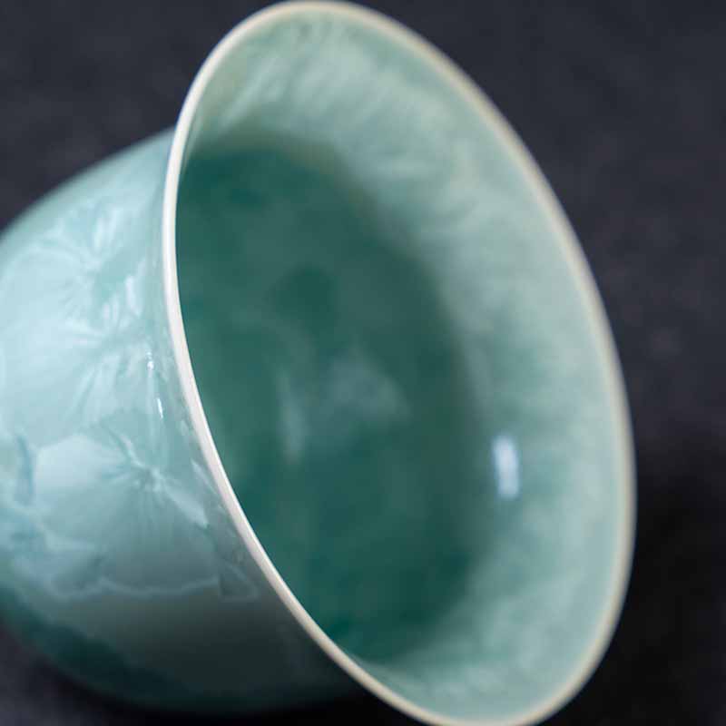 Traditional Ceramic Sancai Gaiwan Tea Cup 180ml for Meditation