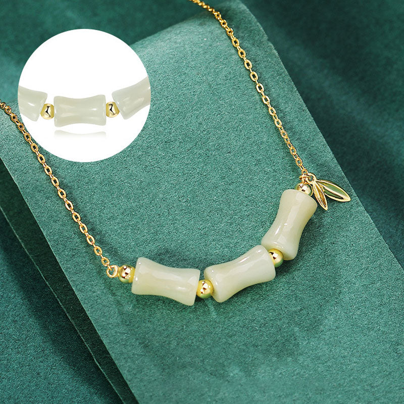 Unisex Hetian Jade Fu Character Prosperity Bracelet 18cm