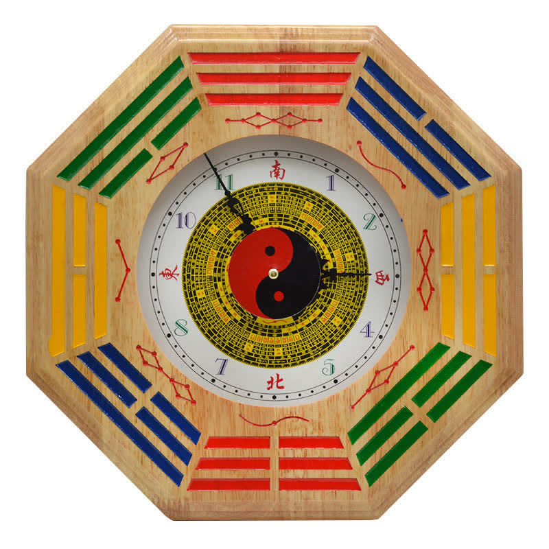 24cm Feng Shui Bagua Map Balance Energy Wall Clock