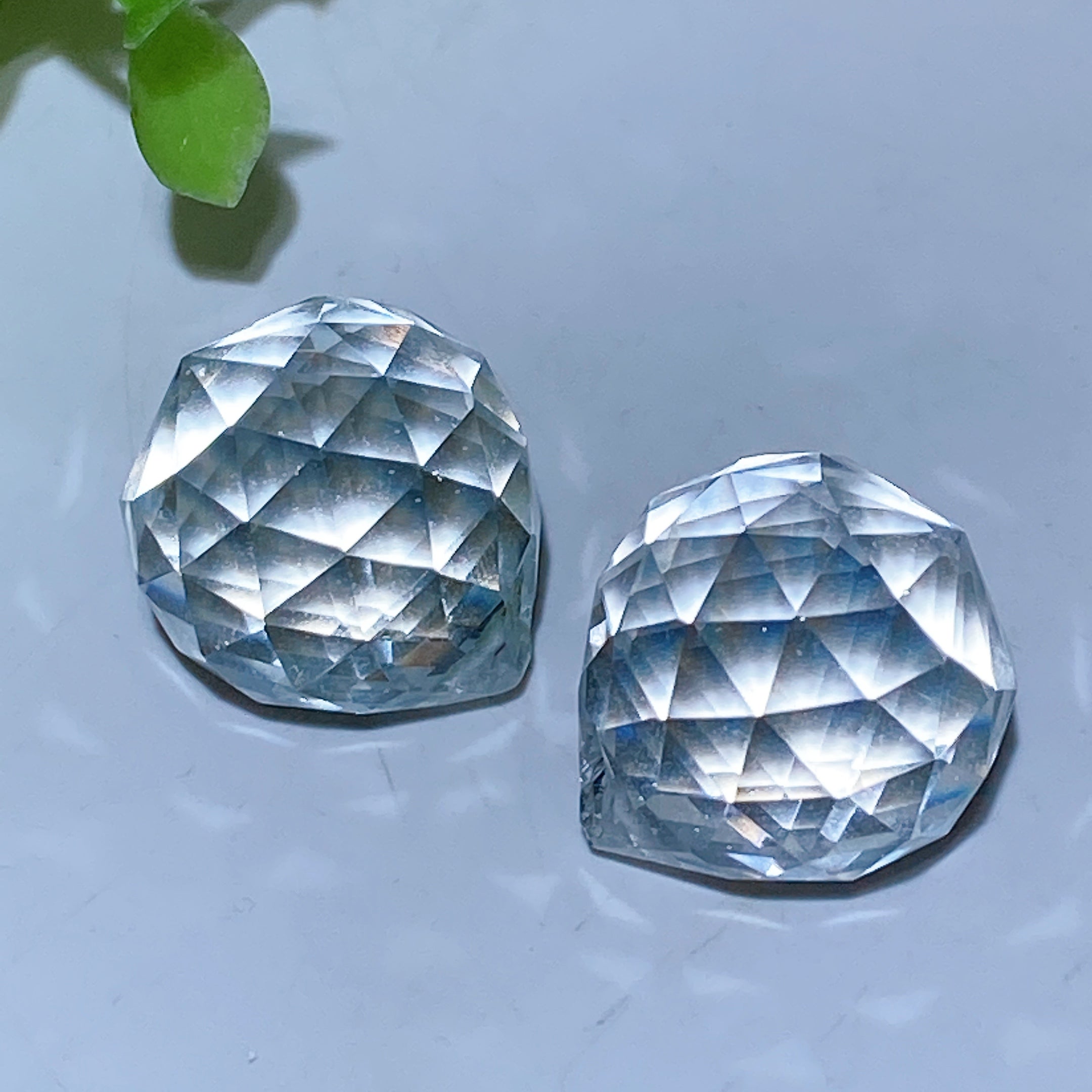 24mm Faceted Glass Drop Crystal Shape for Healing