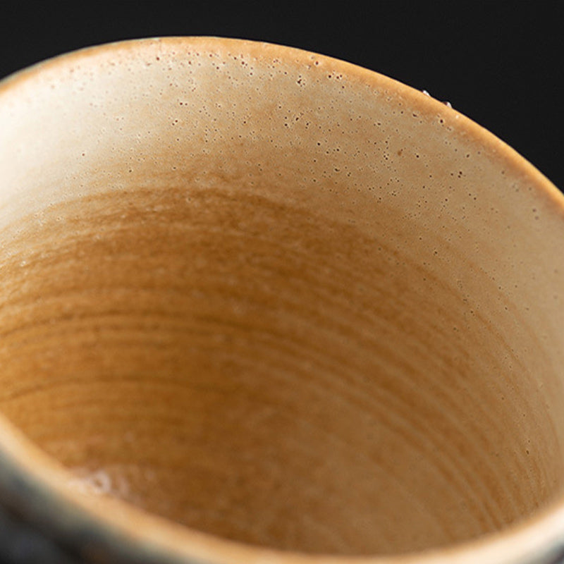 250ml Sunflower Kiln Change Ceramic Zen Coffee Mug