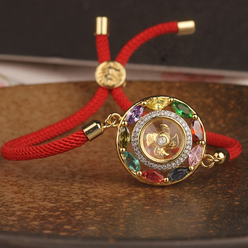 Copper Zircon Wealth Luck Bracelet Necklace | Spiritual Jewelry