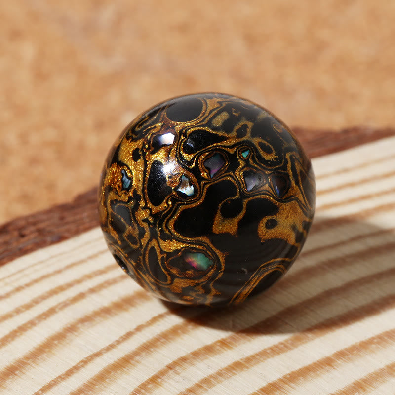 Spiritual Natural Lacquer Beads Calm Bracelet 16mm