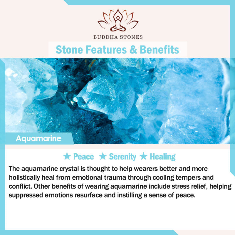 Aquamarine Healing Bracelet with Red Agate and Pearl Beads