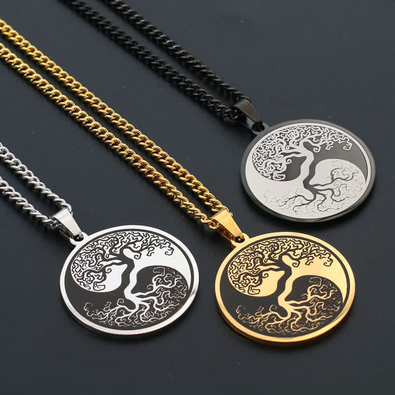 Tree of Life Titanium Steel Necklace | Connection Symbol