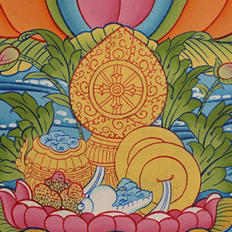 27.56 inch Tibetan Thangka Mandala Wall Art Decoration