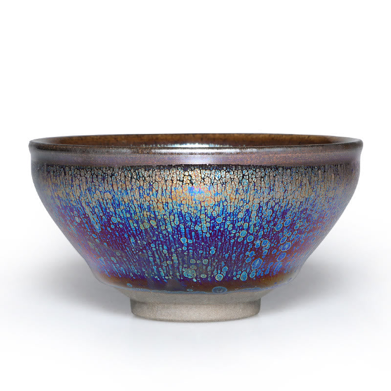 9.2cm Blue Jianzhan Ceramic Tea Cup for Ceremony