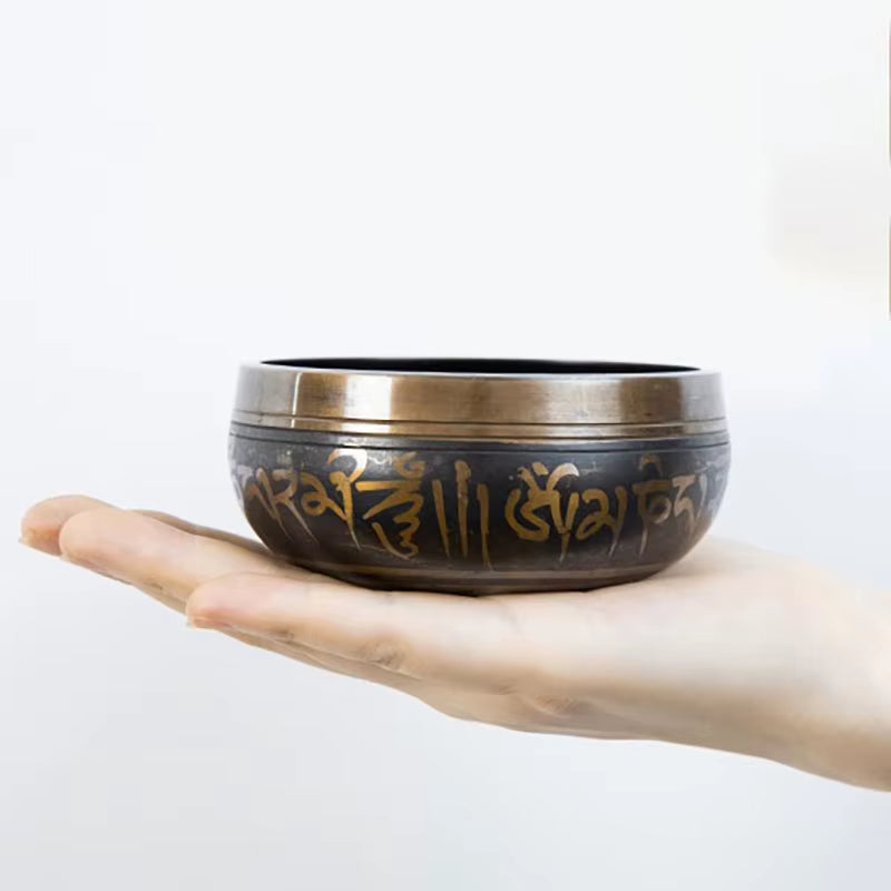 Small Nepal Singing Bowl Handmade Sound Healing Therapy Tibetan Singing Bowls Meditation Chakra Spiritual Decorative Accessories