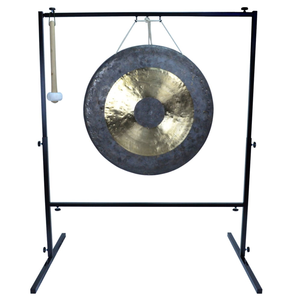 28’ Chinese Gong Set: Stand Mallet Clear Sound - Large Chinese Gongs with Stand Combos 24’