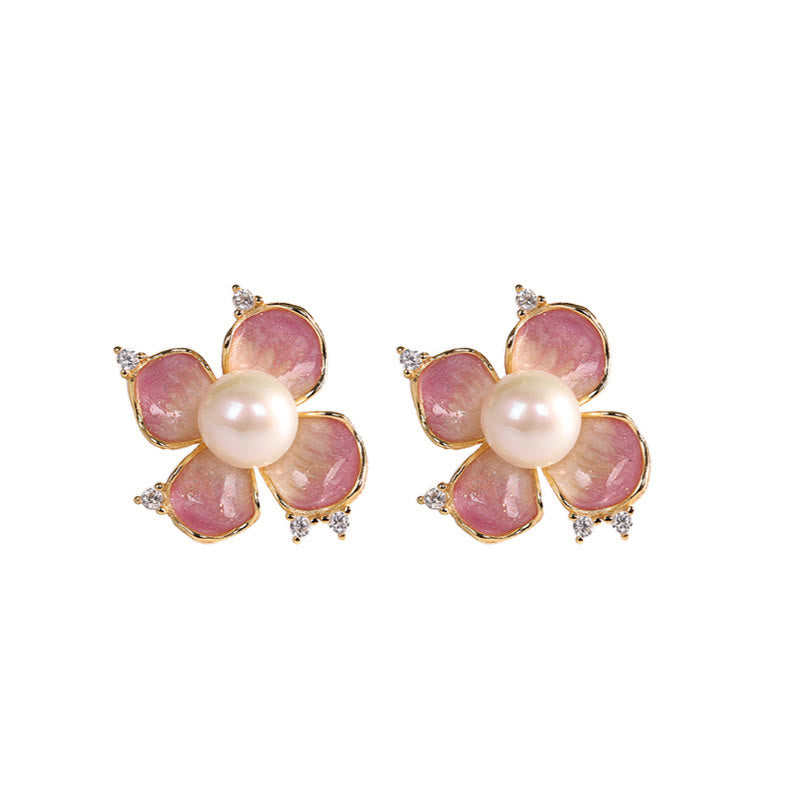 925 Sterling Silver Pearl Necklace & Earrings Set | Wisdom Symbol