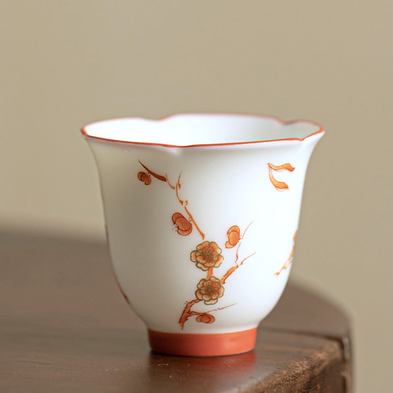 White Porcelain Gaiwan Set for Zen Decor & Tea Rituals