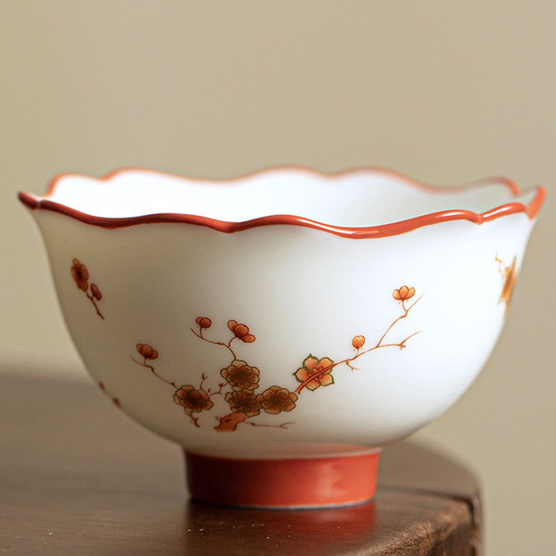 White Porcelain Gaiwan Set for Zen Decor & Tea Rituals