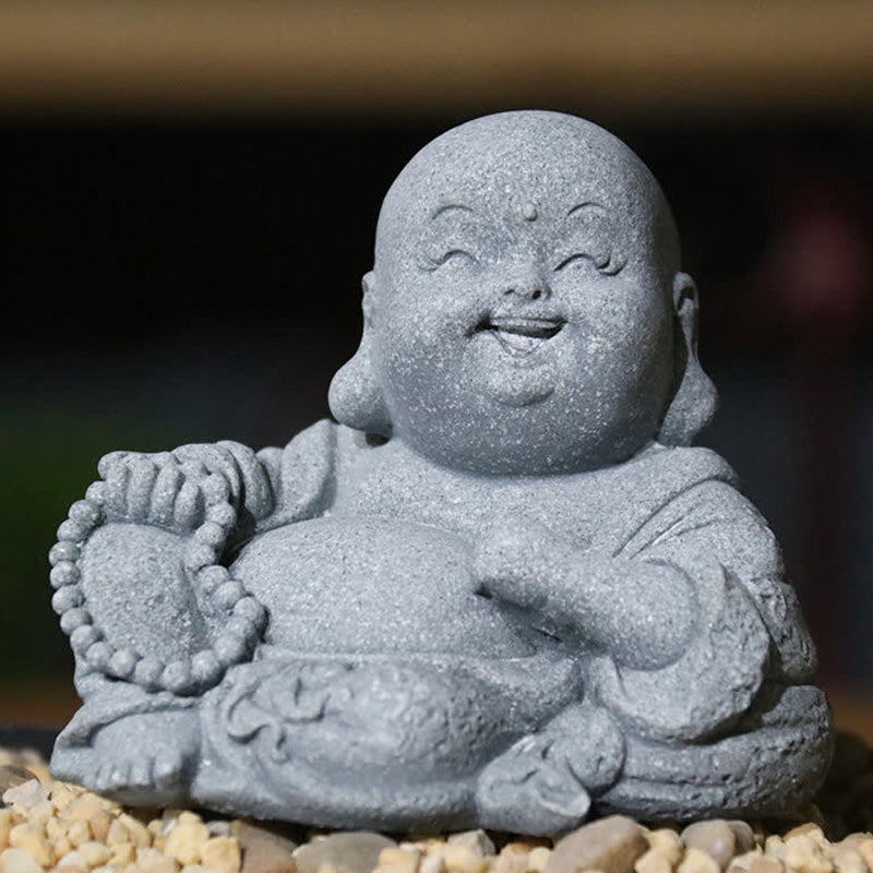 Sandstone Buddha Statue for Meditation and Compassion Home Décor