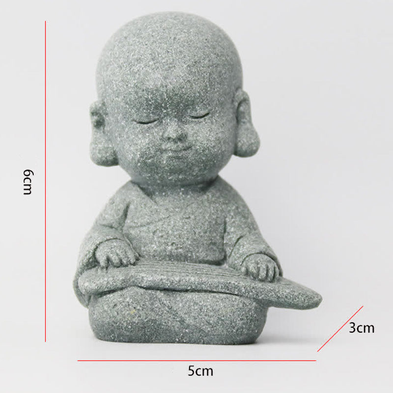 Handmade Sandstone Buddha Statue for Meditation and Serenity
