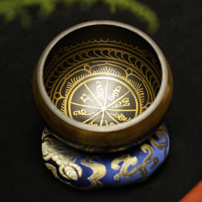 Copper Tibetan Singing Bowl for Meditation and Healing 5.12IN