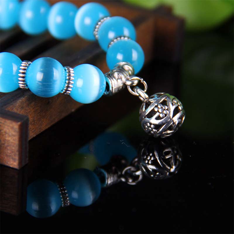 Chrysoberyl Cat Eye Lucky Bracelet | 10mm Handmade Natural