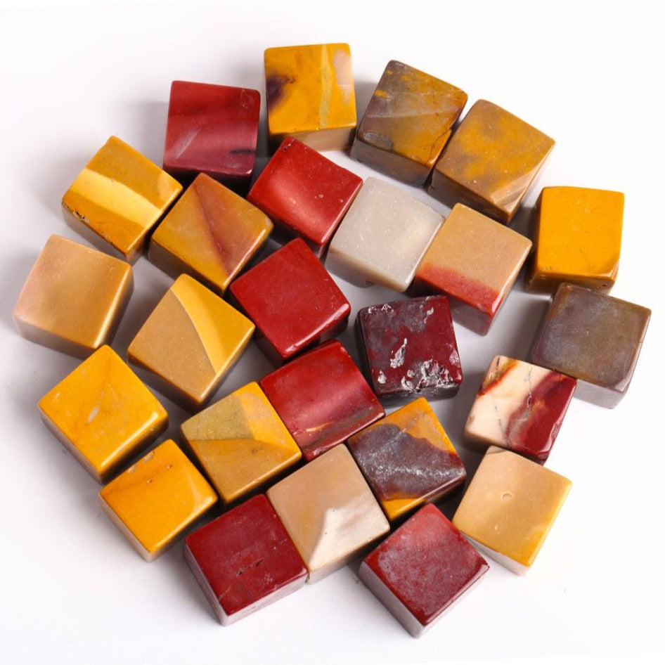 2cm Mookite Stone Crystal Cube for Healing & Energy