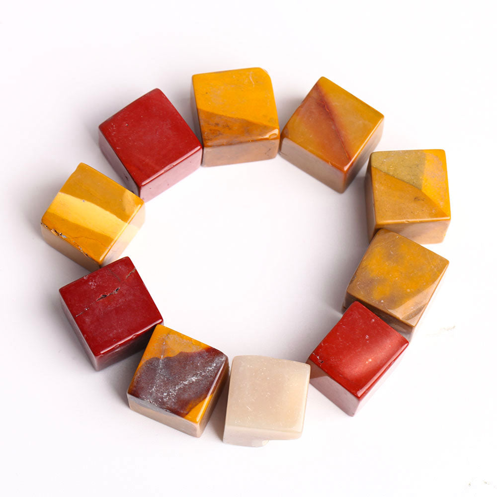 2cm Mookite Stone Crystal Cube for Healing & Energy