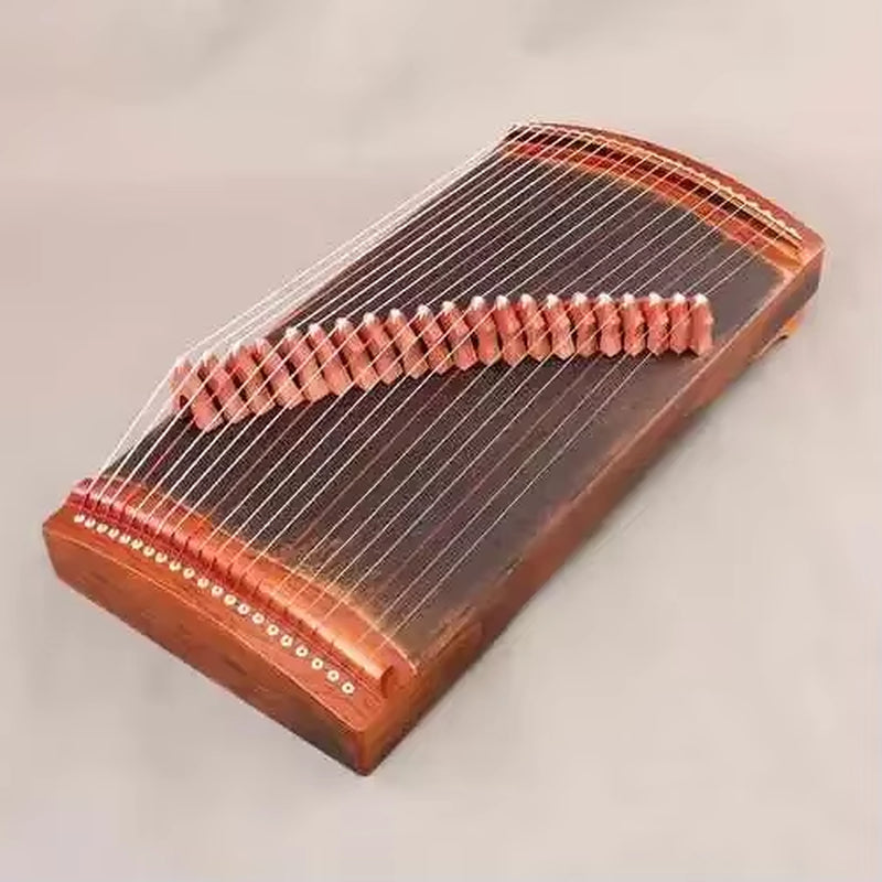 68Cm Portable Mini Guzheng 21 Strings Solid Wood Chinese Zither Beginner Finger Training Device Guzheng with Accessories Gifts