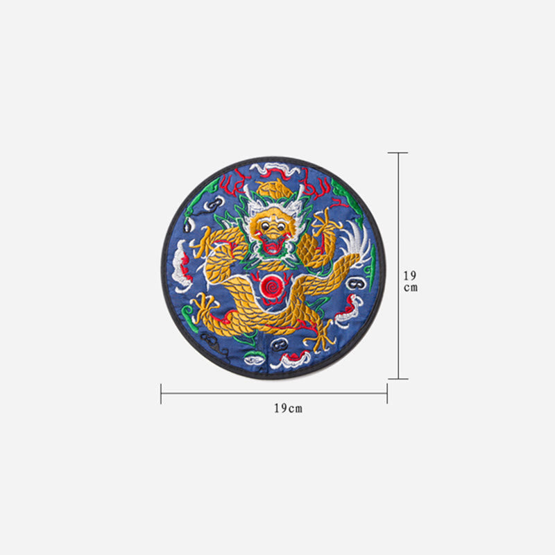 Dragon Embroidery Tea Mat | Spiritual Home Accents 19cm