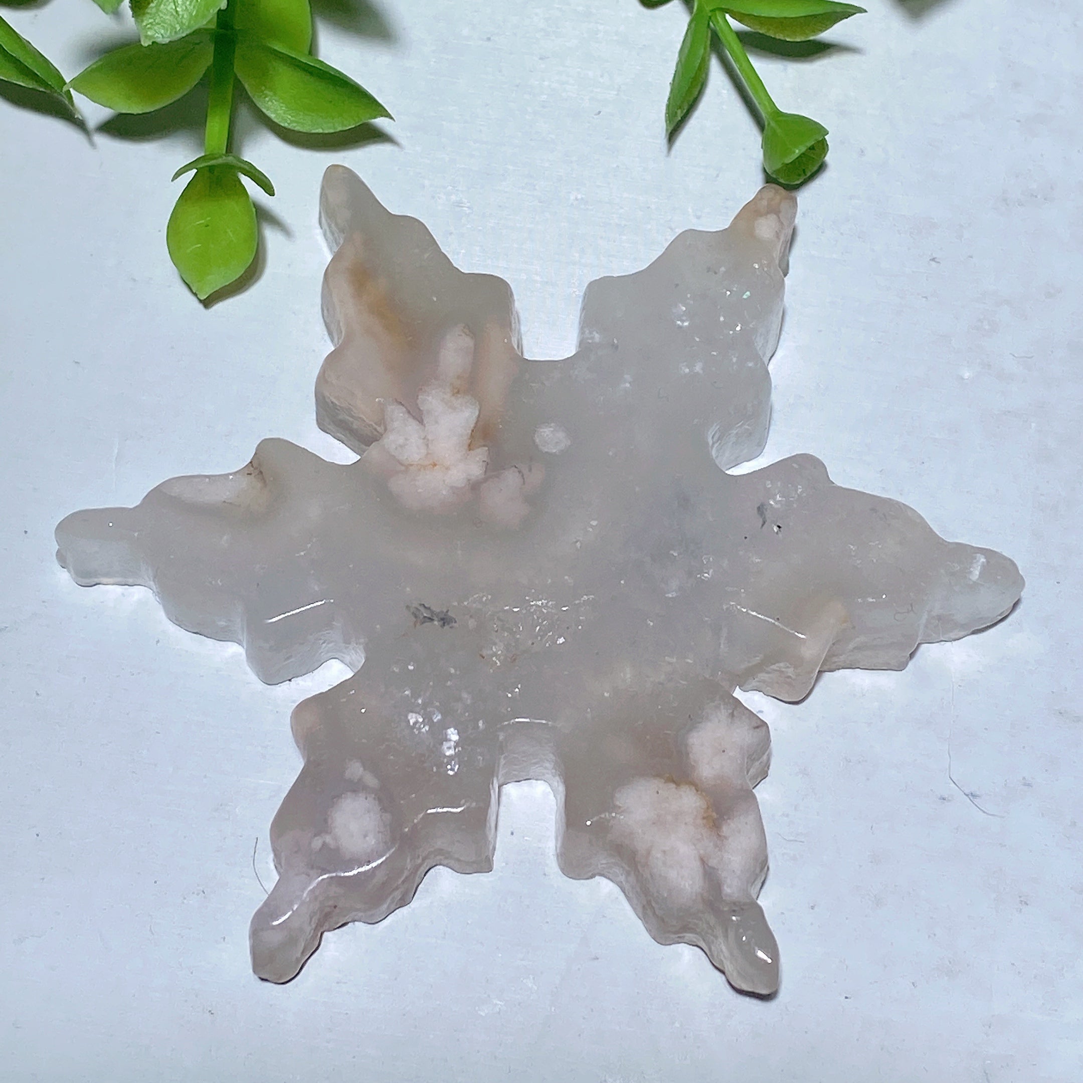 3.0" Mixed Crystal Snowflake Healing Figurines