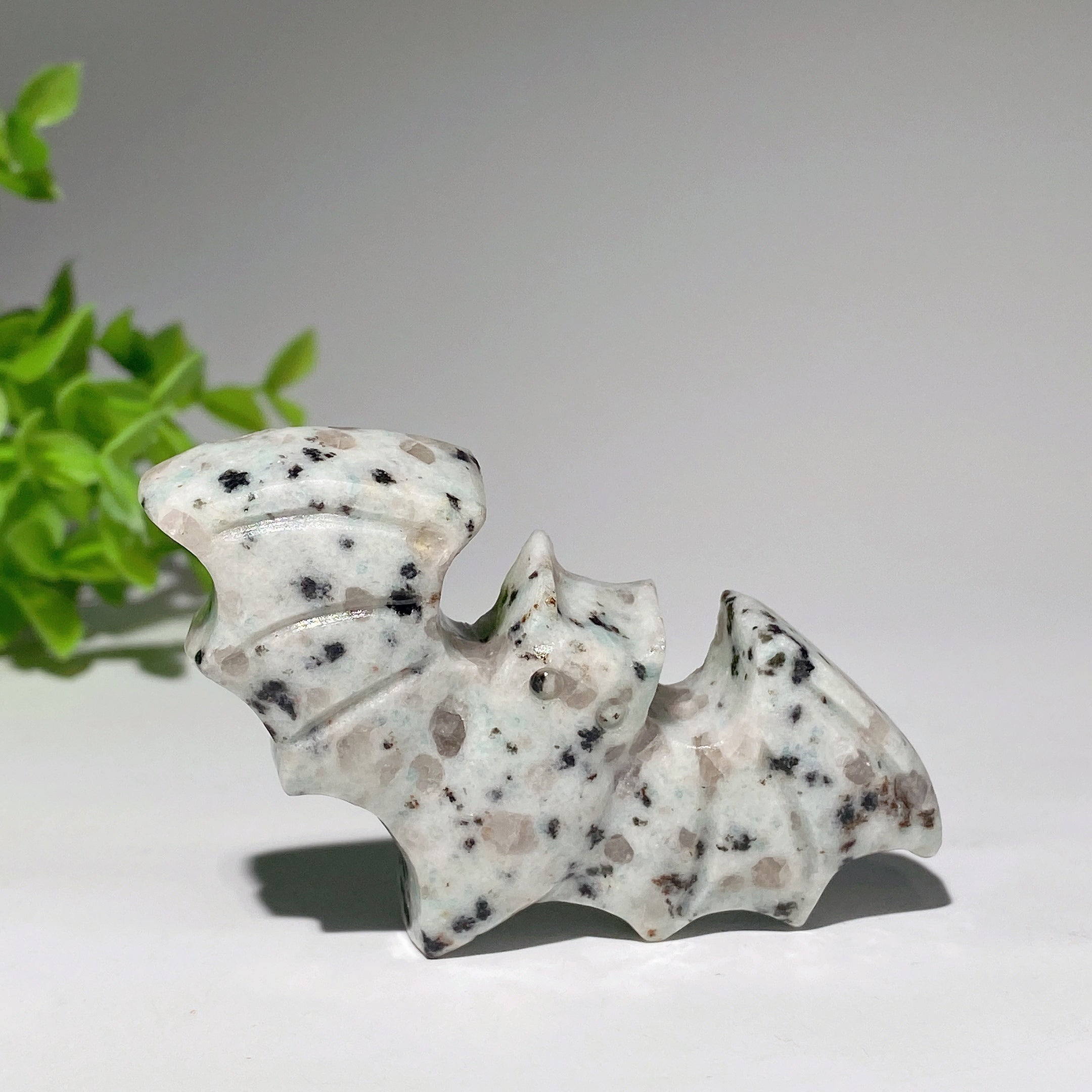 3.1 Inch Mixed Crystal Bat Carvings for Healing & Energy