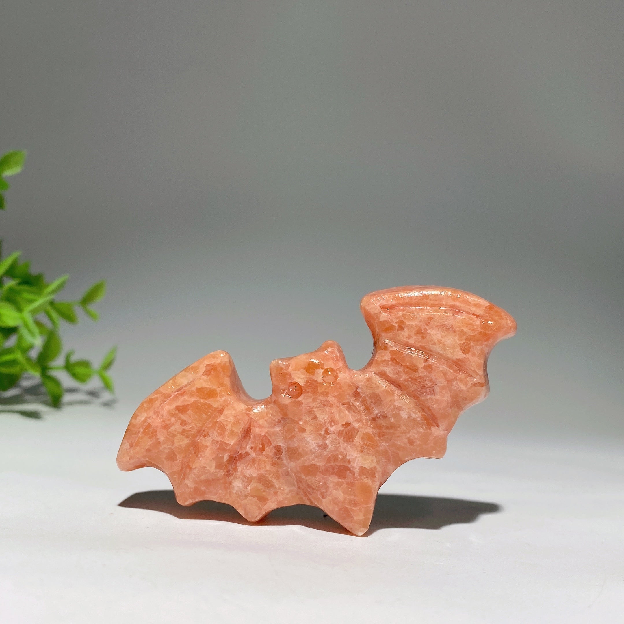 3.1 Inch Mixed Crystal Bat Carvings for Healing & Energy
