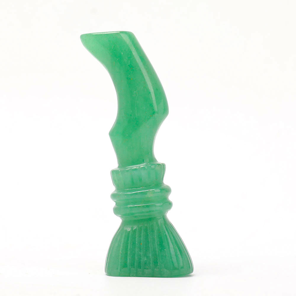 3.1-inch Wizards Magic Broom Crystal Figurines - Healing Decor