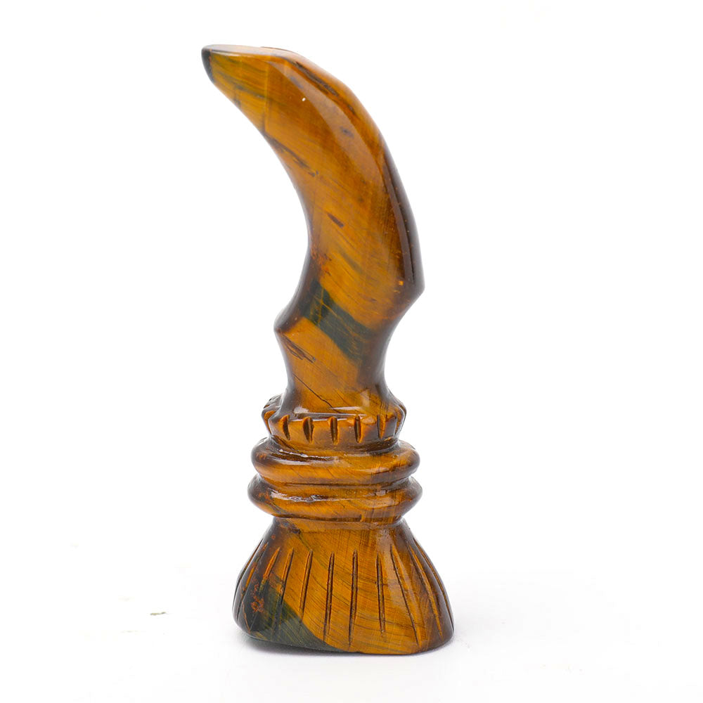 3.1-inch Wizards Magic Broom Crystal Figurines - Healing Decor