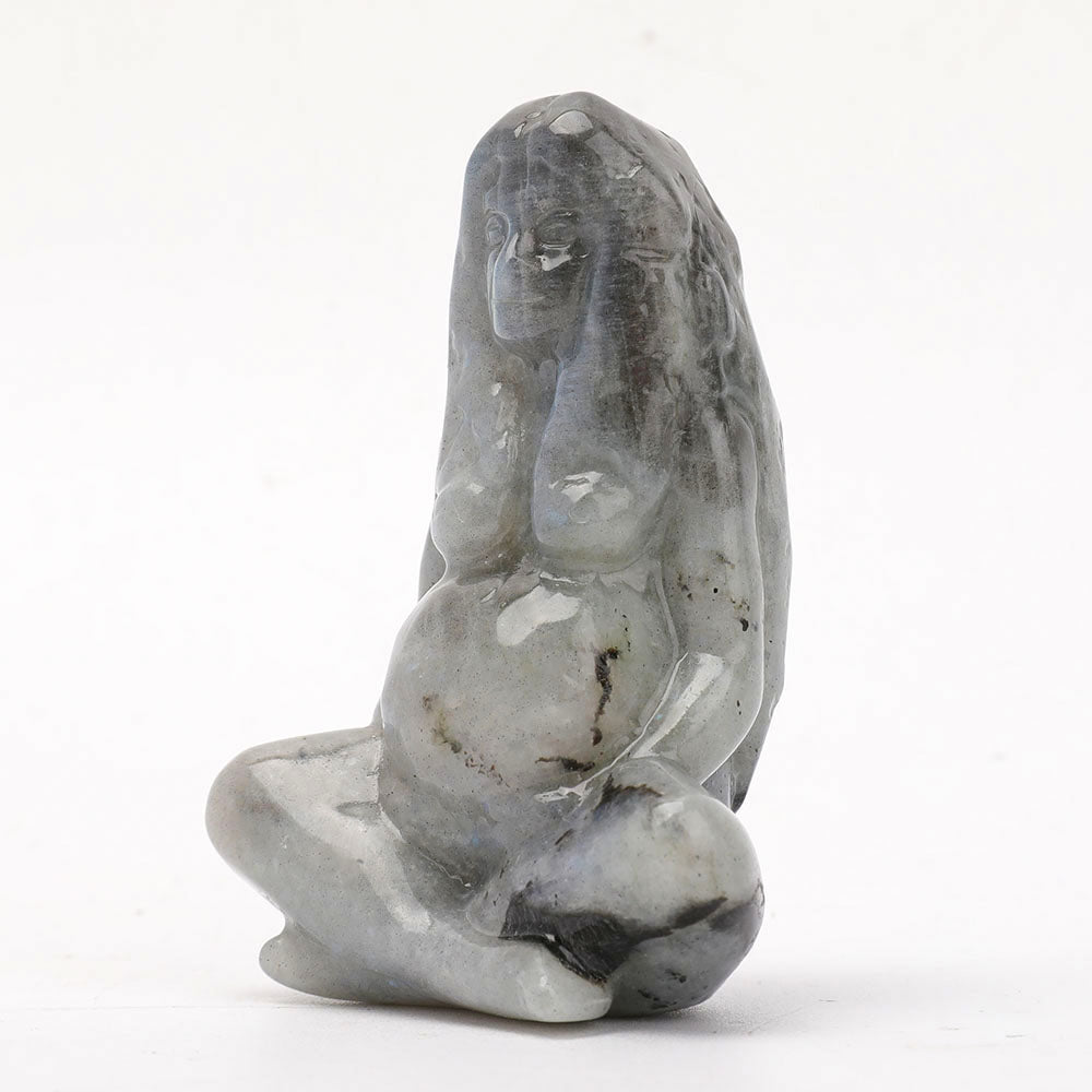 3.1" Labradorite Crystal Figurine Carving for Healing
