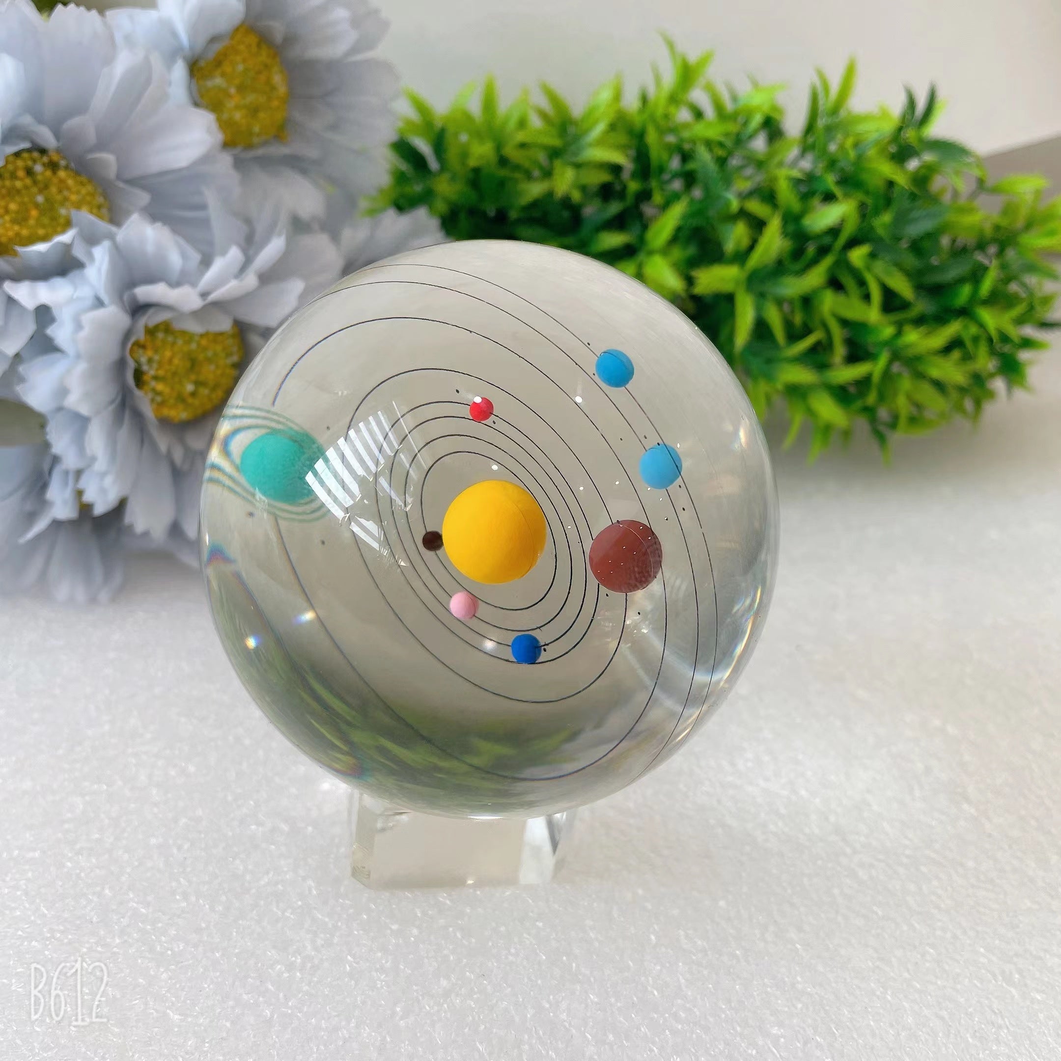 3.15 inch Crystal Planet Sphere for Energy Balance