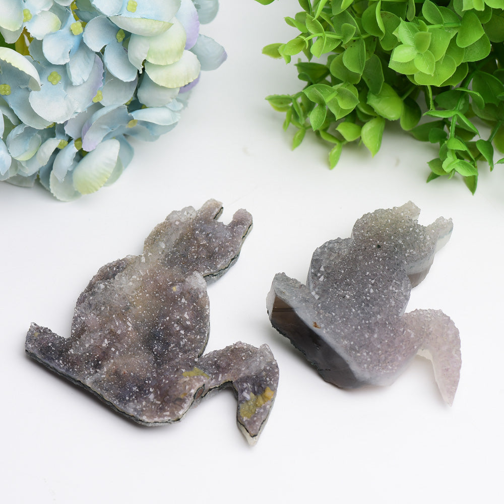 3.2-4.2 inch Crystal Cat Carving Figurine for Healing