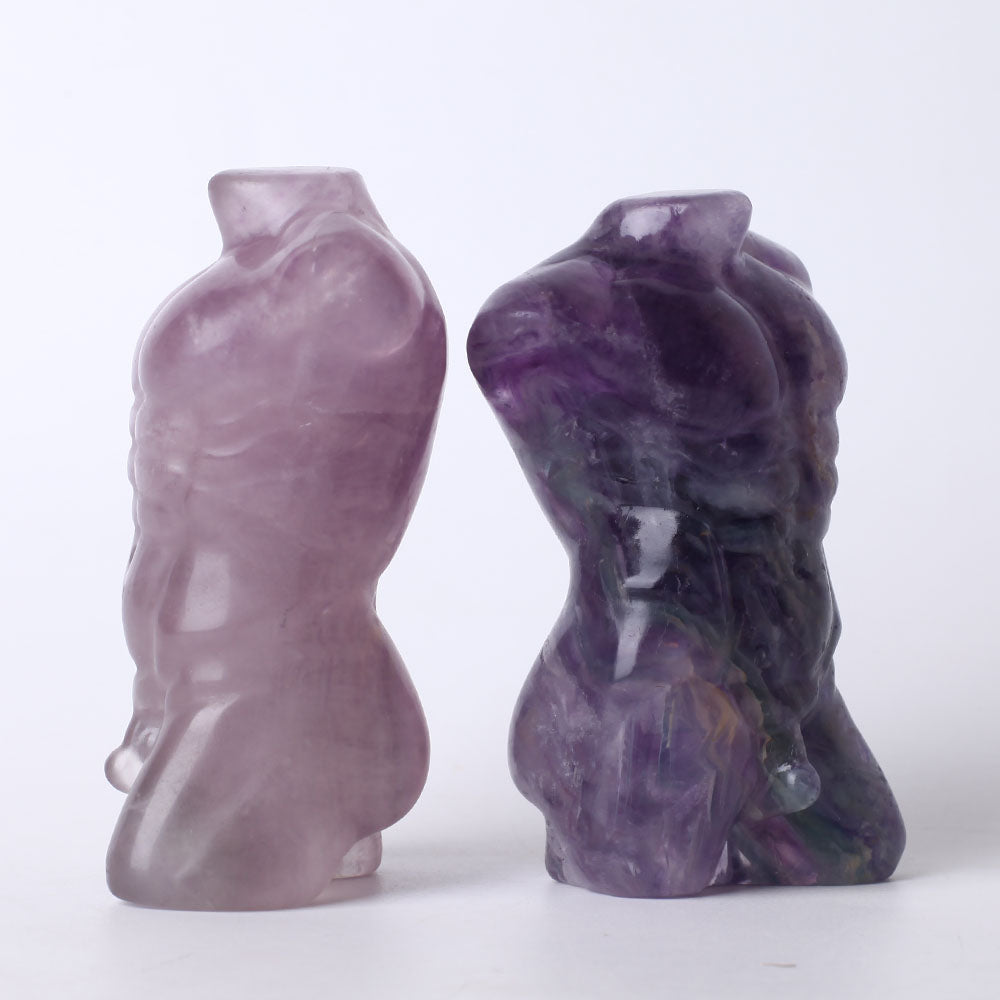 3.2 Inch Fluorite Crystal Figurine for Healing Energy