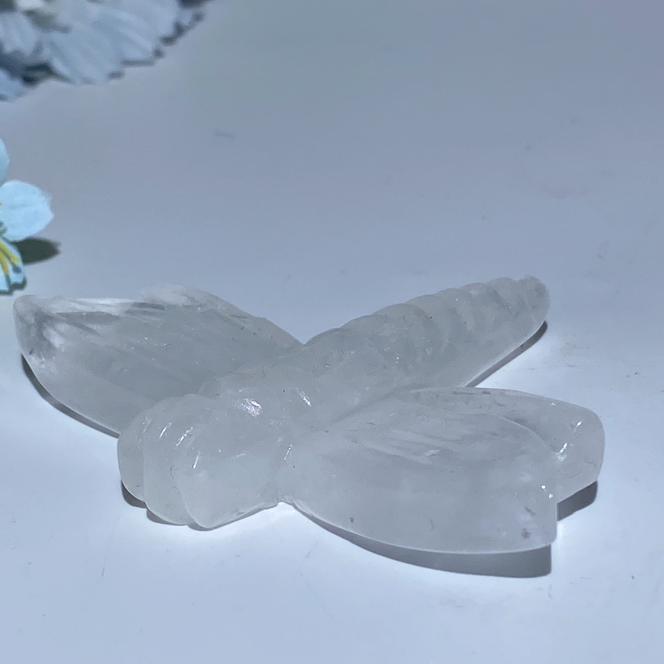3.2 inch Mixed Crystal Dragonfly Carvings for Healing