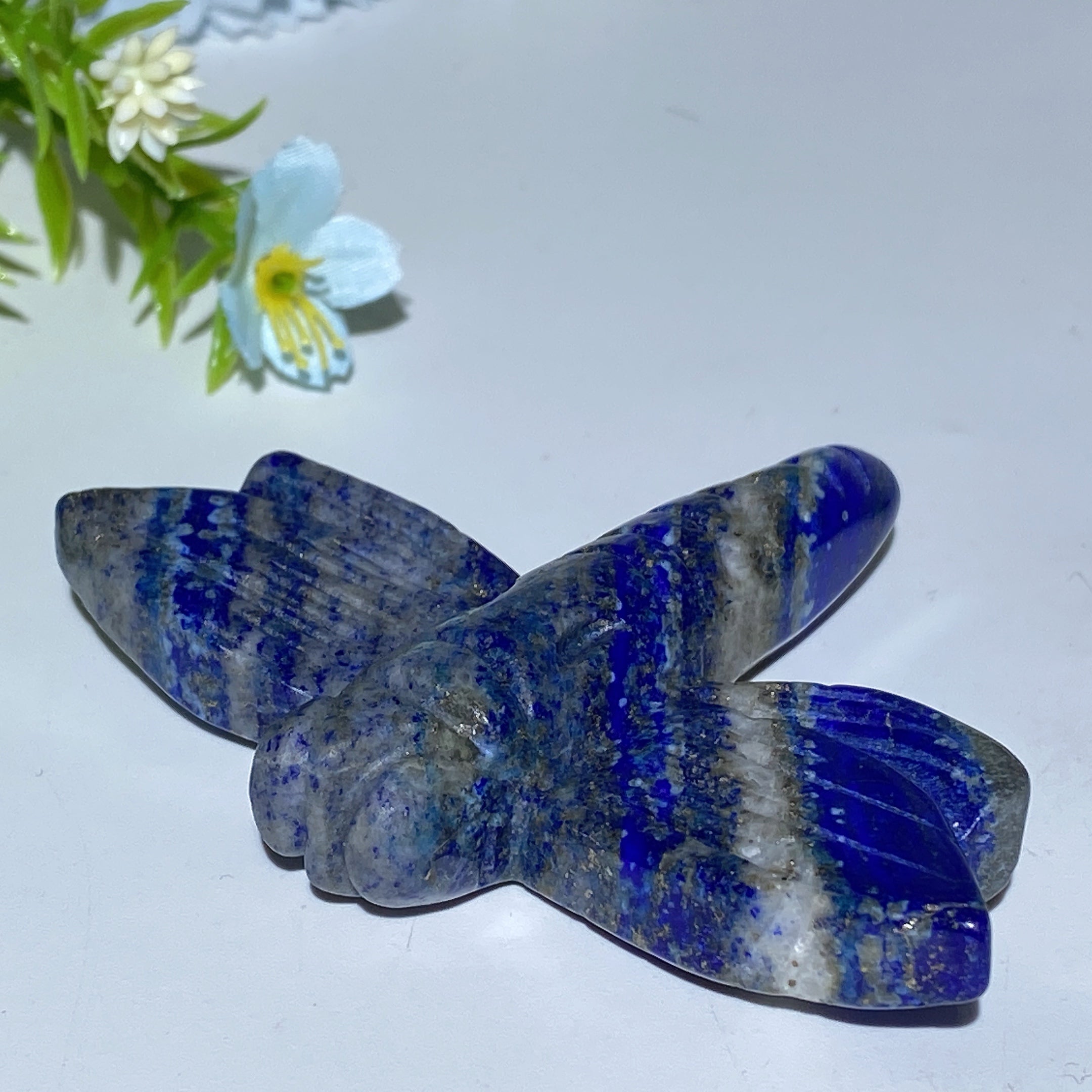 3.2 inch Mixed Crystal Dragonfly Carvings for Healing