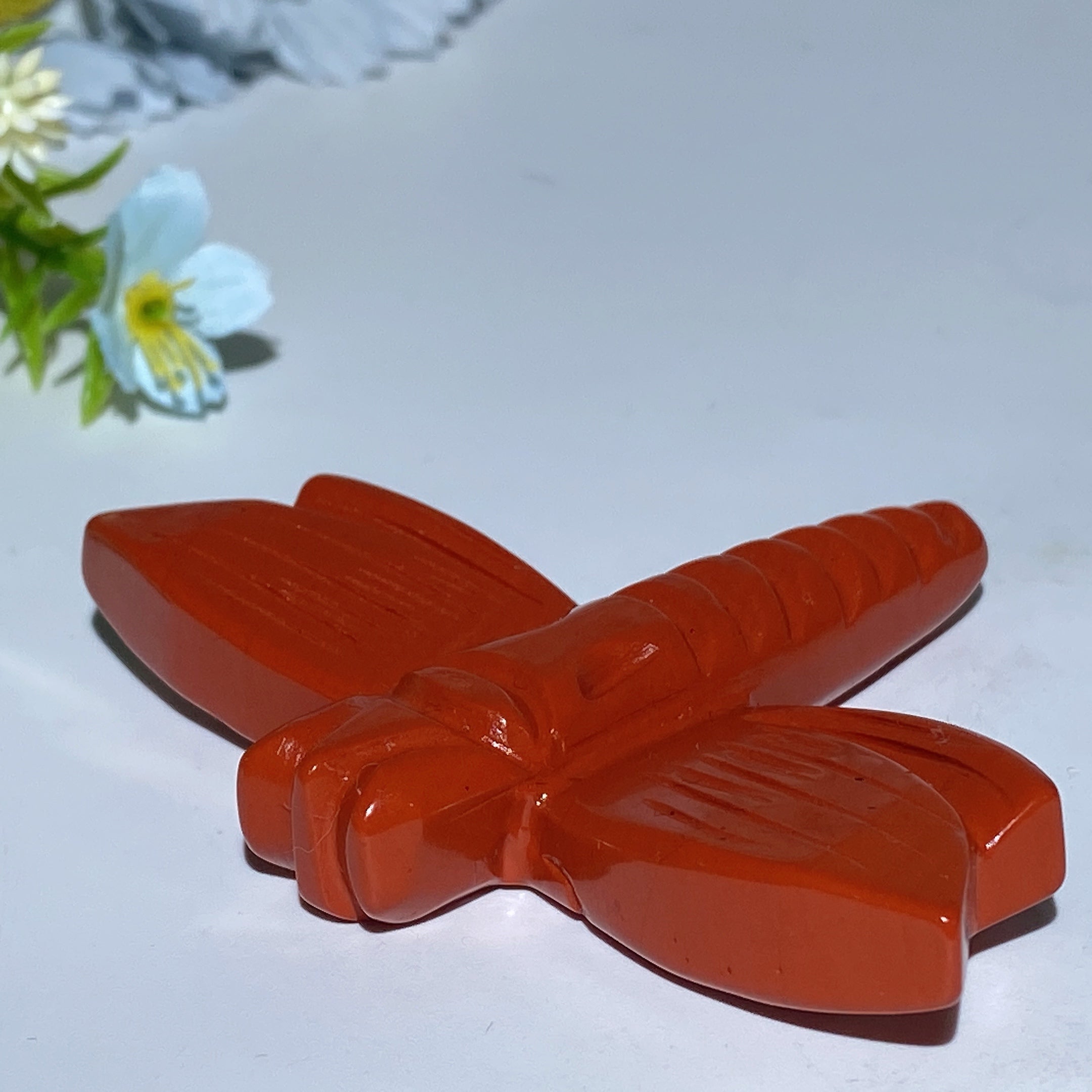 3.2 inch Mixed Crystal Dragonfly Carvings for Healing