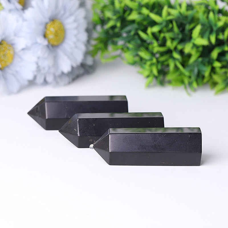 3.2inch Shungite Healing Crystal Tower for Aura Balance