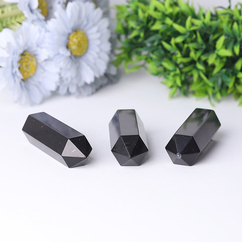 3.2inch Shungite Healing Crystal Tower for Aura Balance