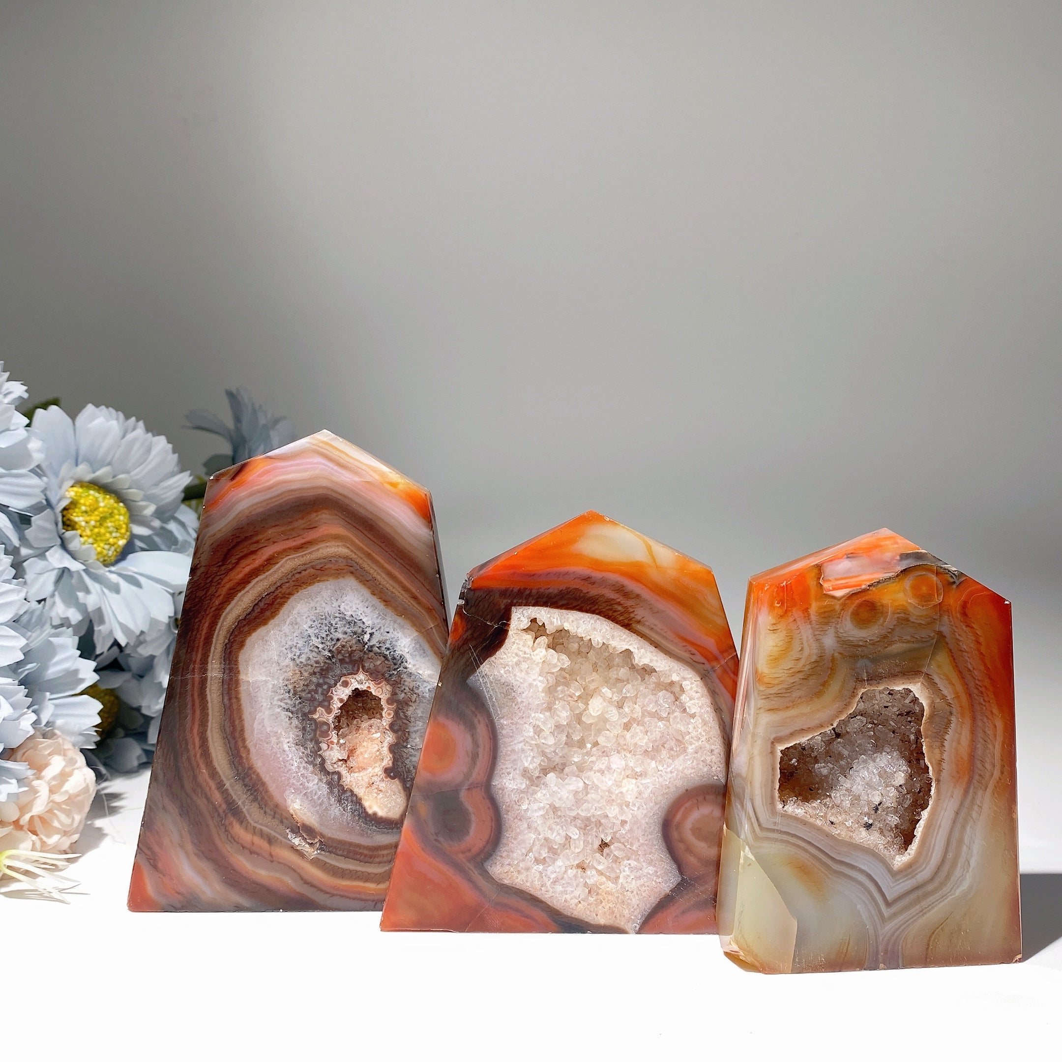 3.5-4.0 inch Druzy Agate Crystal Healing Free Form