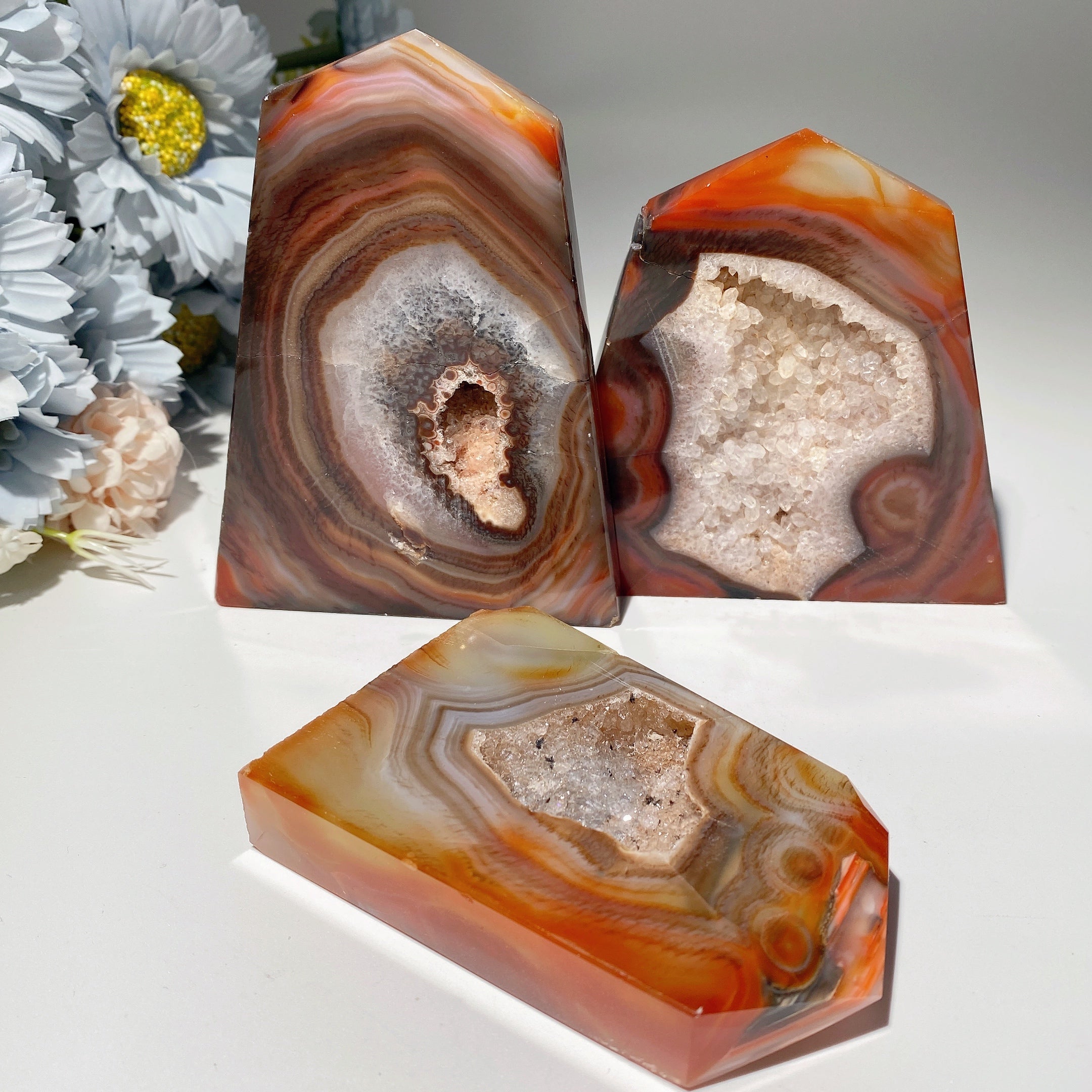 3.5-4.0 inch Druzy Agate Crystal Healing Free Form