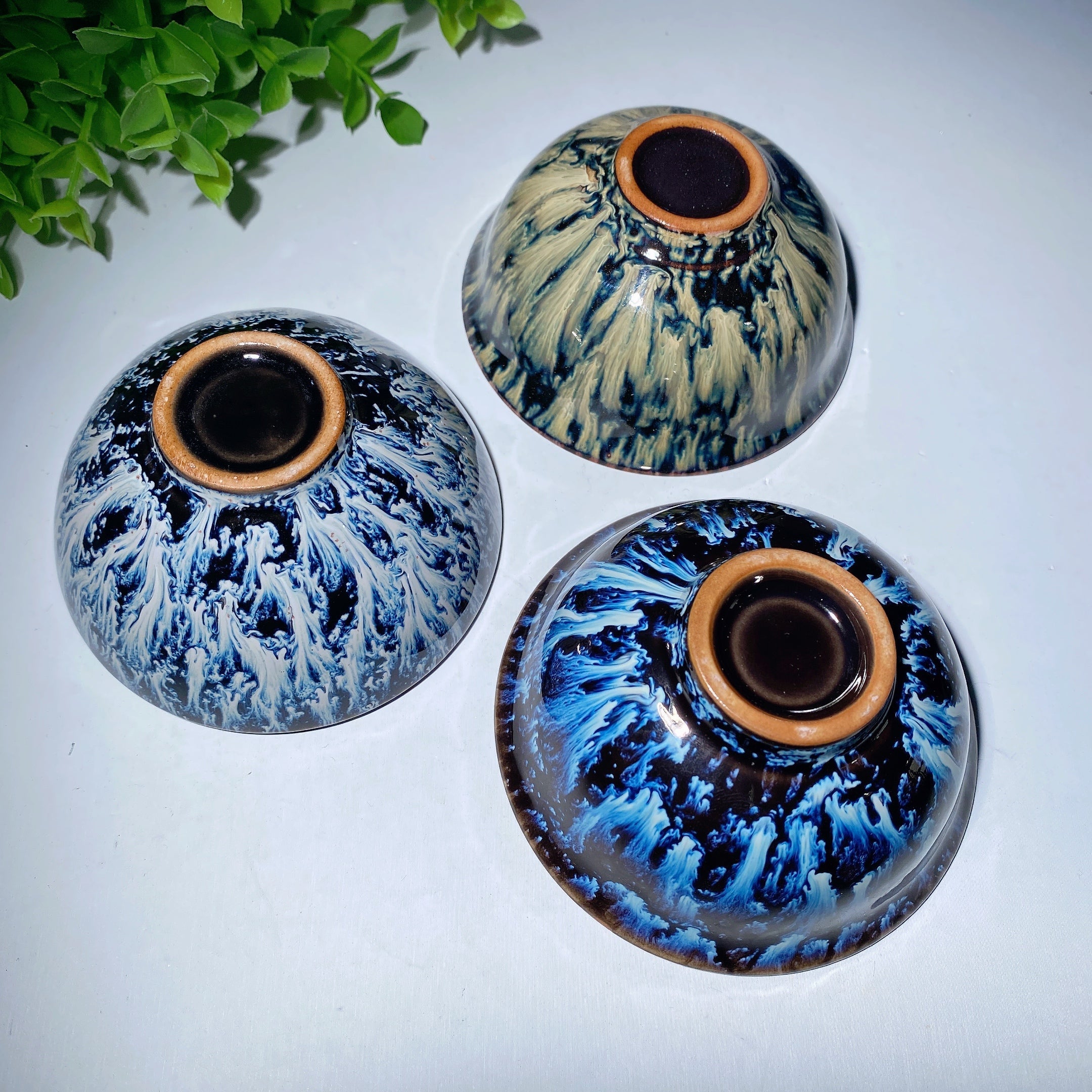 3.5 Inch Ceramic Crystal Healing Meditation Cup